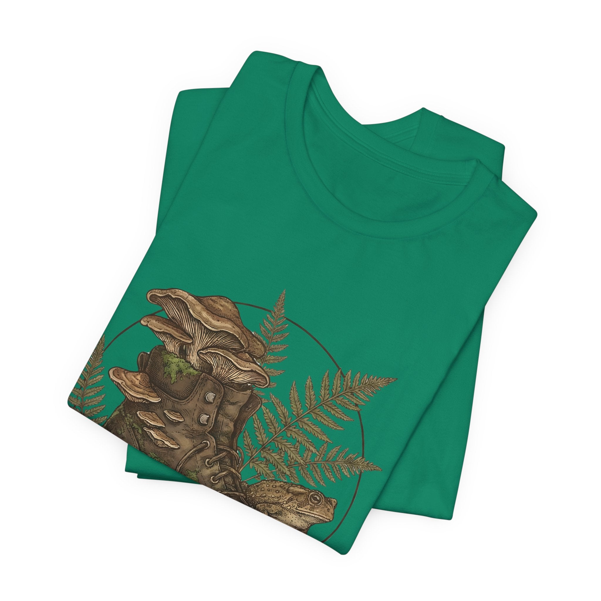 Rot Is Life T‑Shirt — Woodland Mushroom Decay Graphic Tee