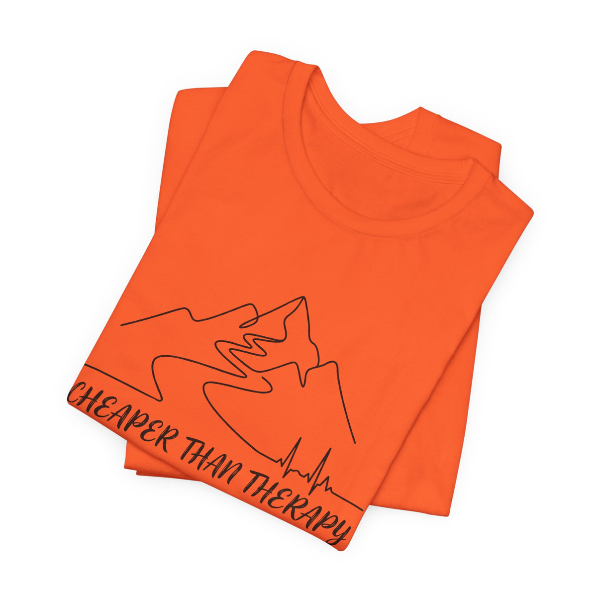 Cheaper Than Therapy | Mountain Hiking Graphic Tee