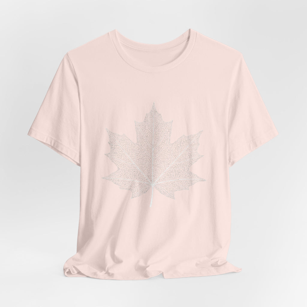 Maple Leaf Line Art | Nature Graphic Tee