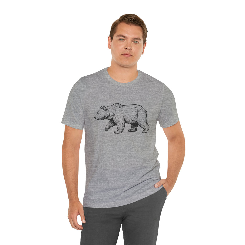 Grizzly Bear Sketch | Nature Graphic Tee