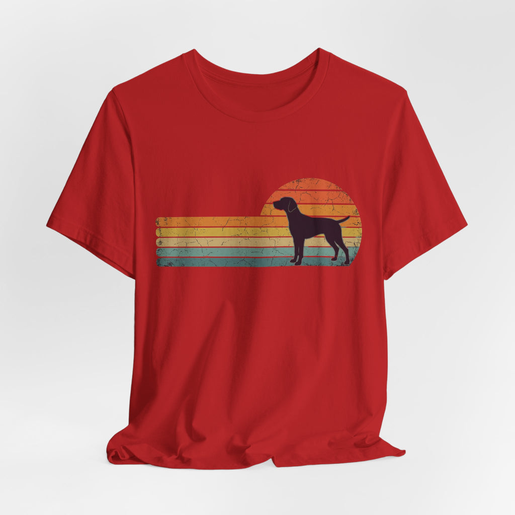 Retro Vizsla Sunset | Dog Lover Graphic Tee