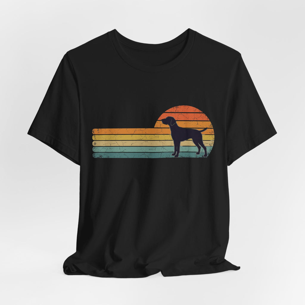 Retro Vizsla Sunset | Dog Lover Graphic Tee