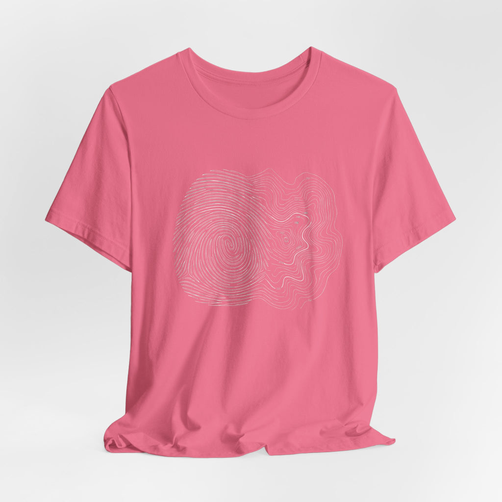 Topographic Map Art | Nature Graphic Tee