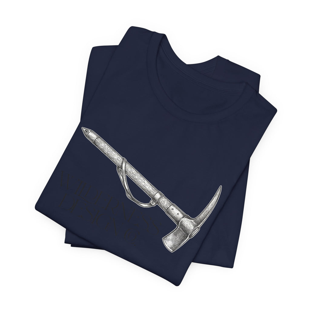 Wilderness Design Co. Ice Axe Tee — Mountain Climbing Vintage Graphic Shirt