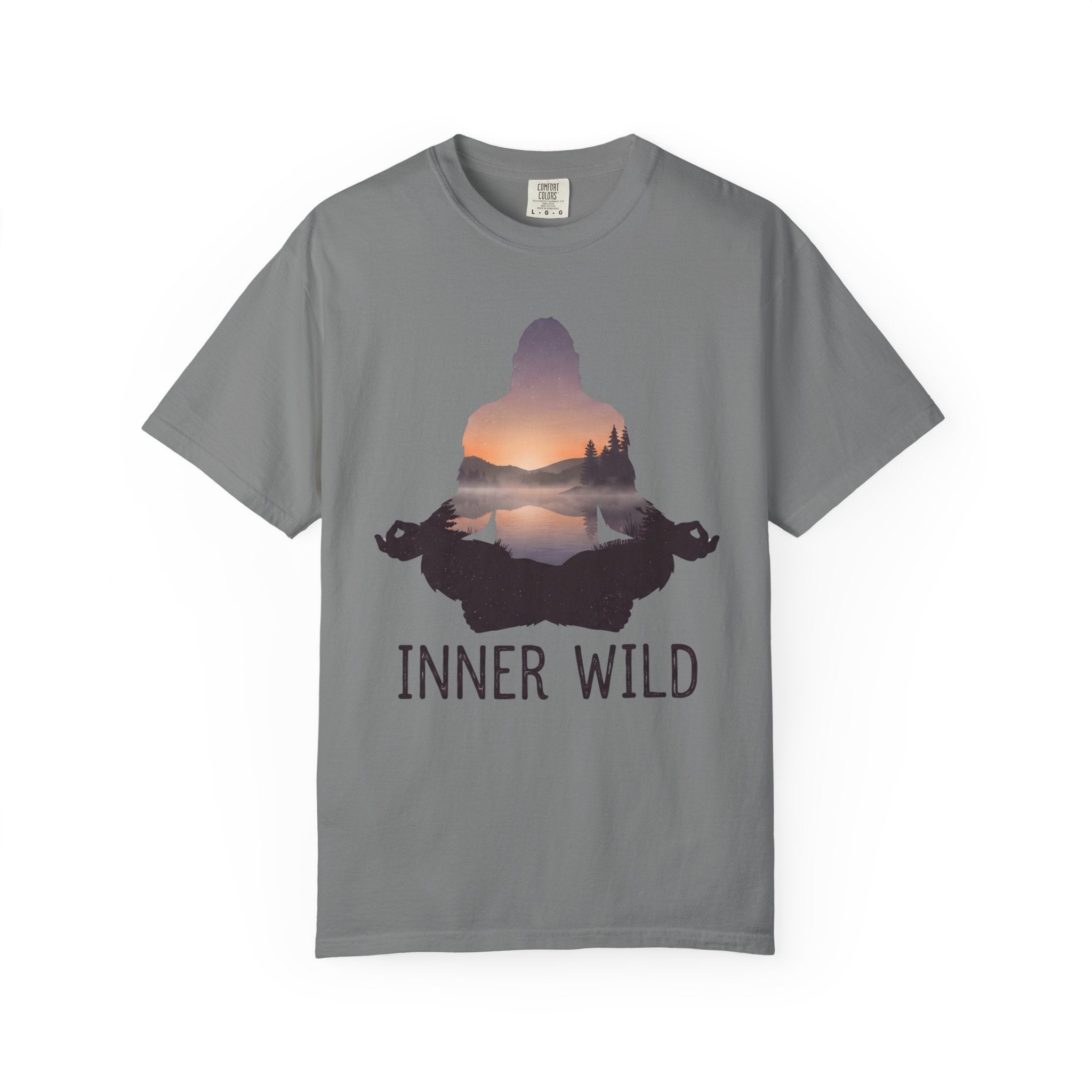 Inner Wild Meditation T-Shirt — Yoga & Nature Graphic Tee