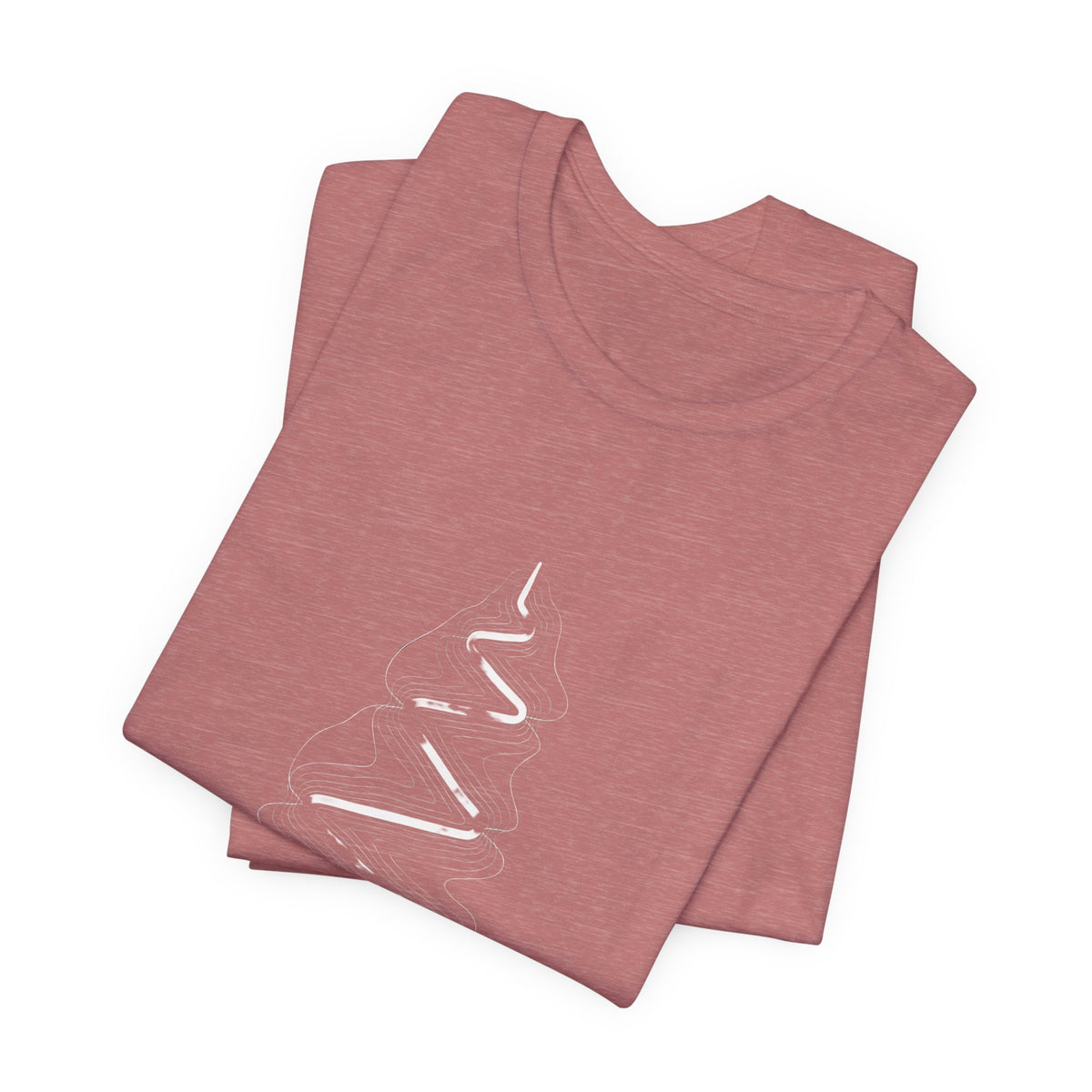 Switchback Trail | Minimalist Topo Line Art Graphic Tee