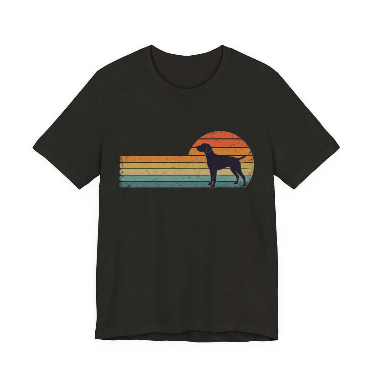 Retro Vizsla Sunset | Dog Lover Graphic Tee
