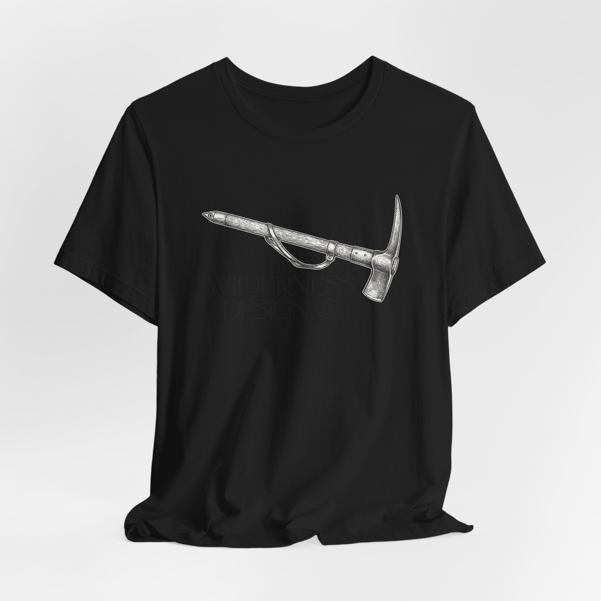 Wilderness Design Co. Ice Axe Tee — Mountain Climbing Vintage Graphic Shirt