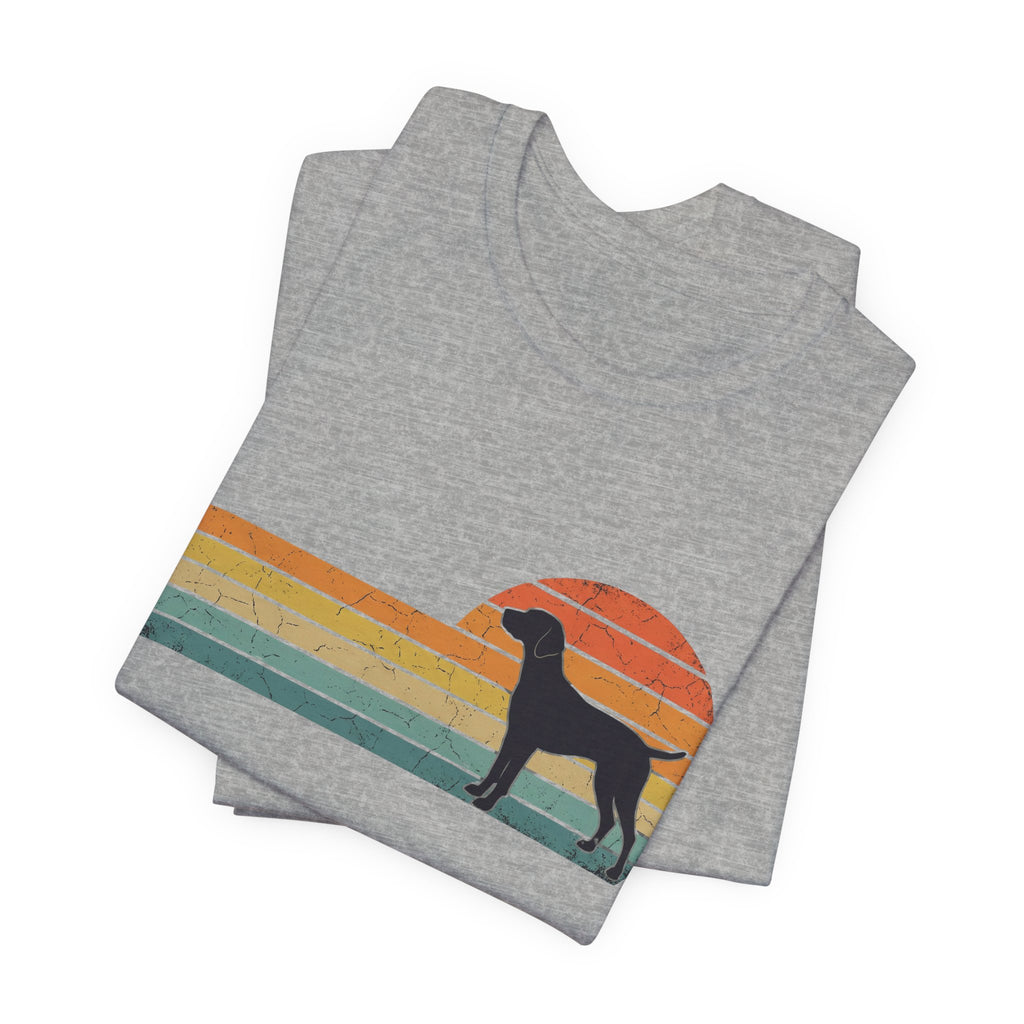 Retro Vizsla Sunset | Dog Lover Graphic Tee