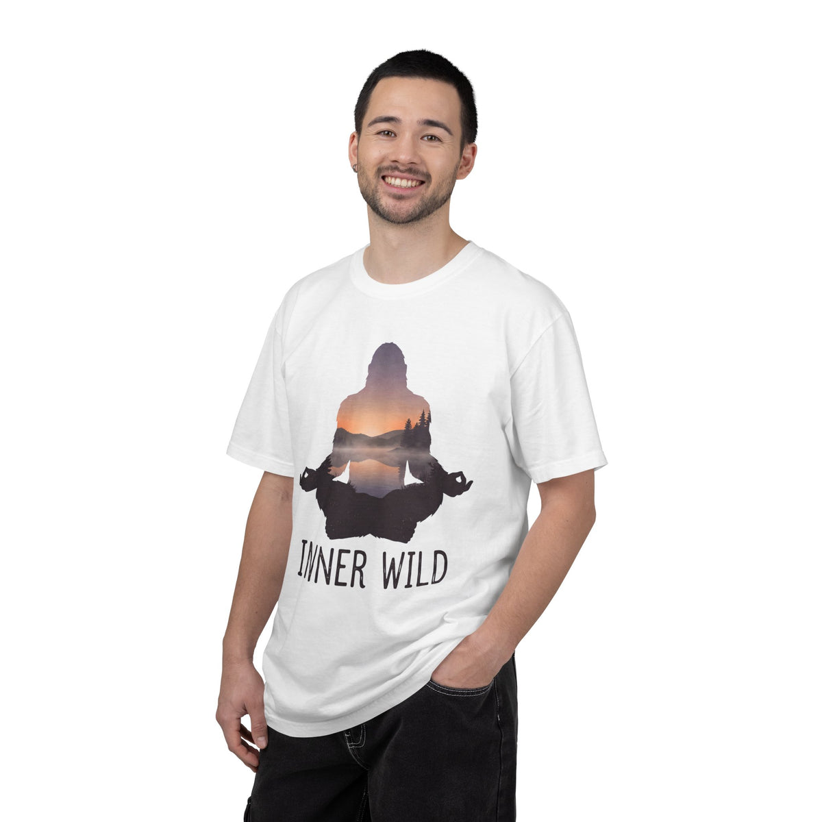 Inner Wild Meditation T-Shirt — Yoga & Nature Graphic Tee
