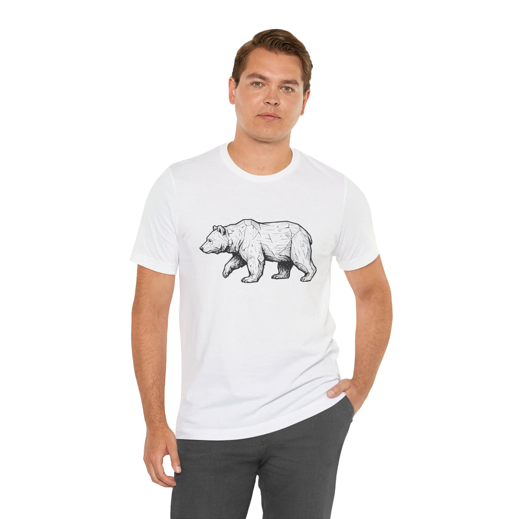 Grizzly Bear Sketch | Nature Graphic Tee