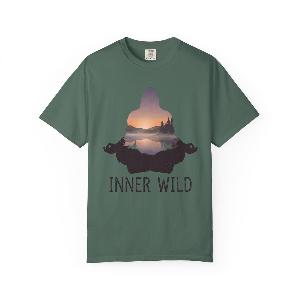 Inner Wild Meditation T-Shirt — Yoga & Nature Graphic Tee