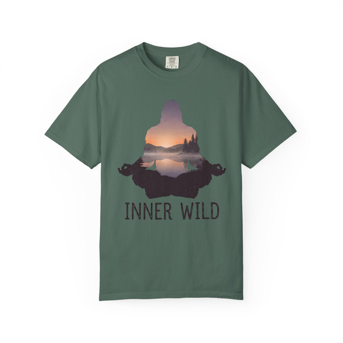 Inner Wild Meditation T-Shirt — Yoga & Nature Graphic Tee