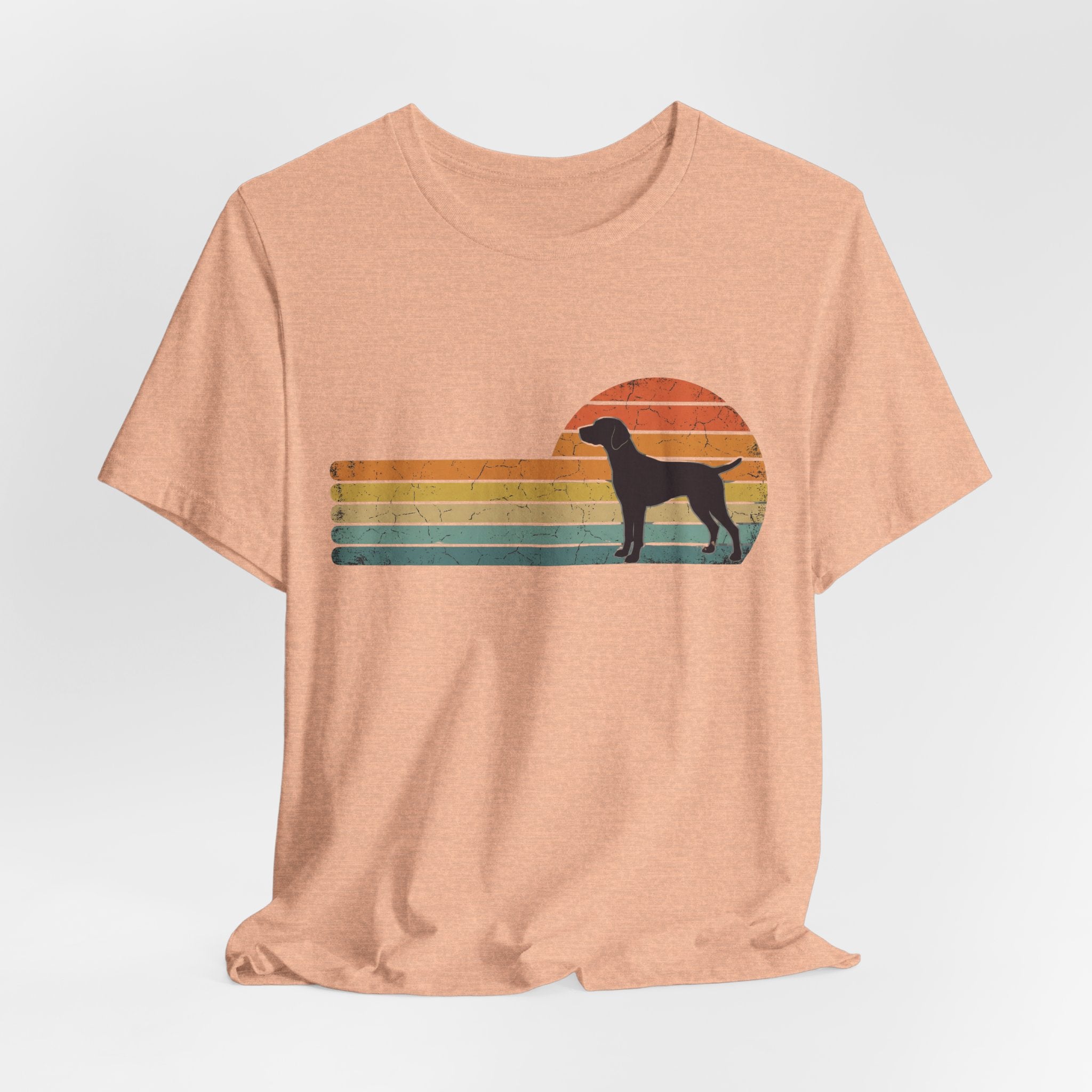 Retro Vizsla Sunset | Dog Lover Graphic Tee