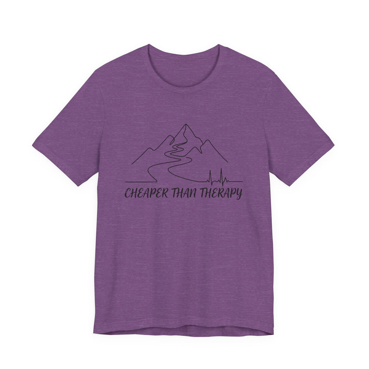 Cheaper Than Therapy | Mountain Hiking Graphic Tee