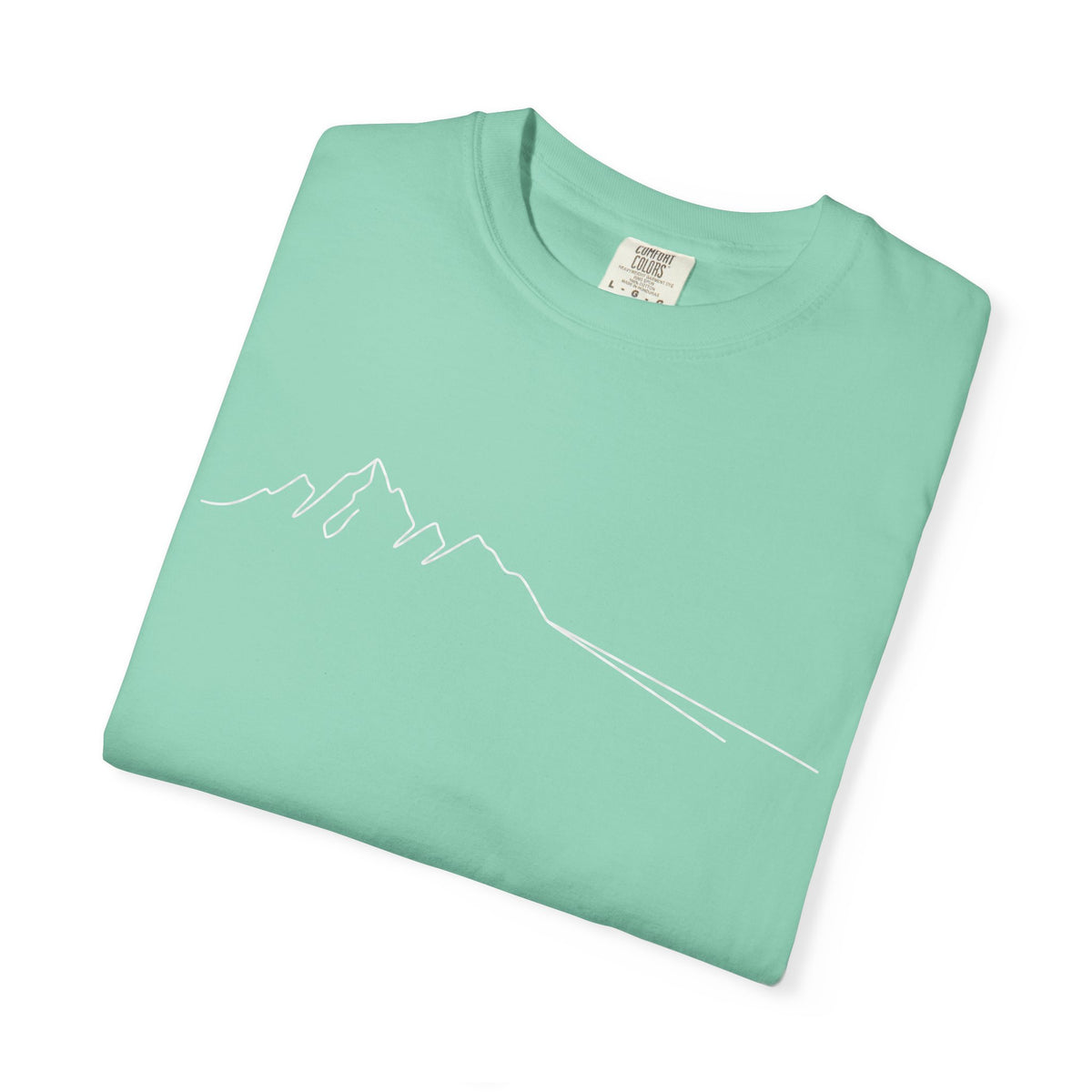 Mountain Outline T-Shirt — Minimalist Hiking Tee
