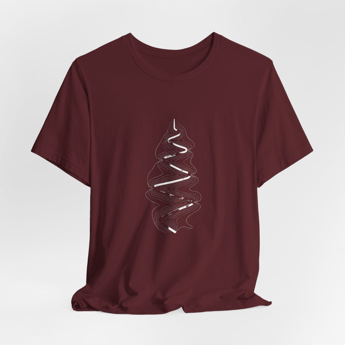 Switchback Trail | Minimalist Topo Line Art Graphic Tee