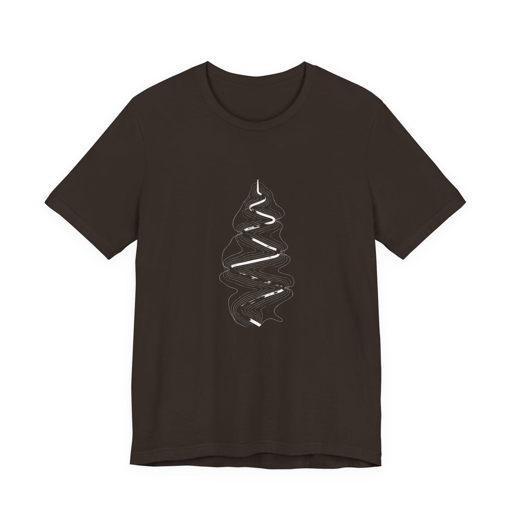 Switchback Trail | Minimalist Topo Line Art Graphic Tee