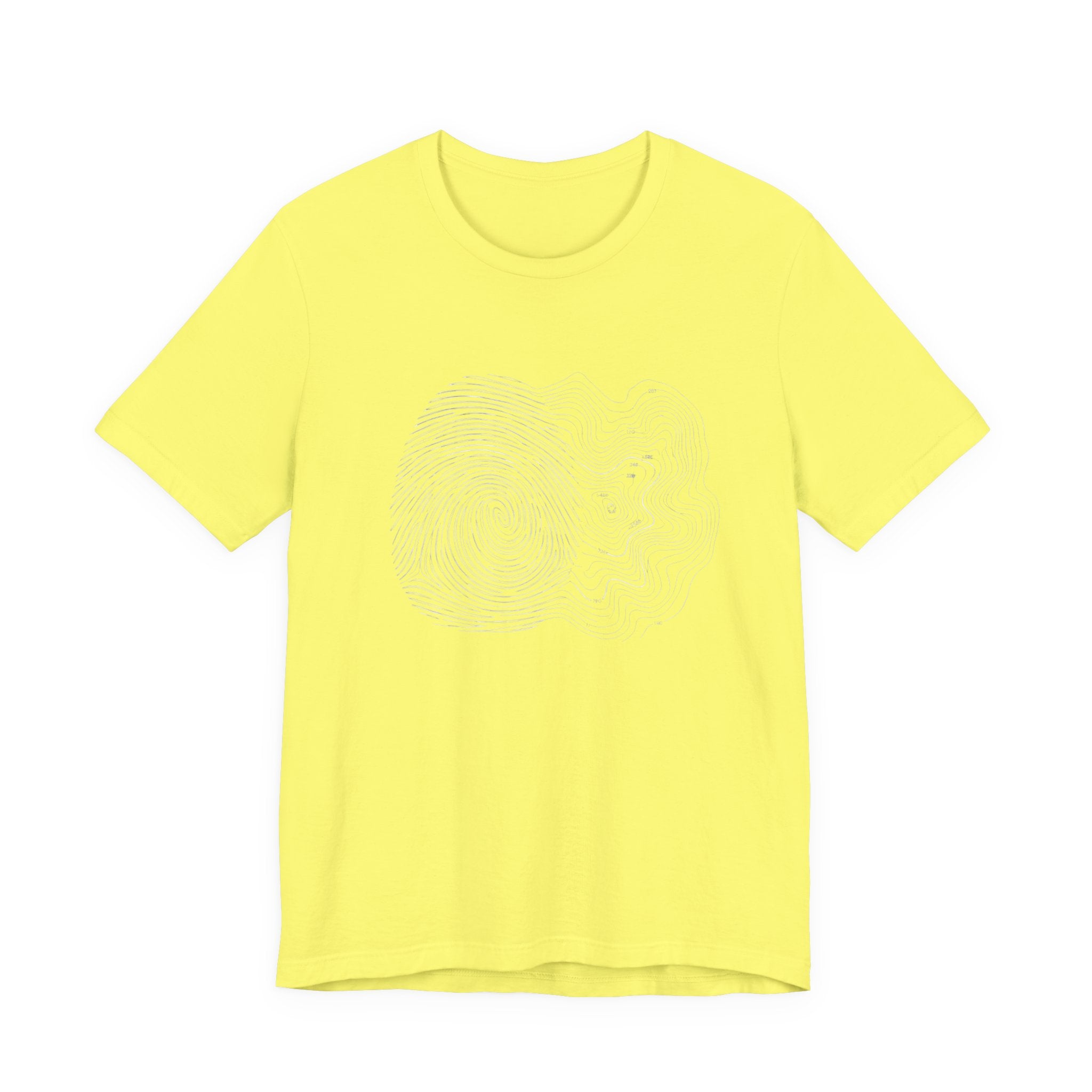 Topographic Map Art | Nature Graphic Tee