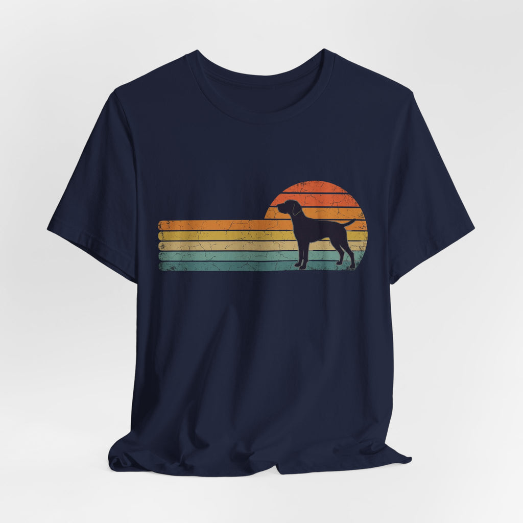 Retro Vizsla Sunset | Dog Lover Graphic Tee
