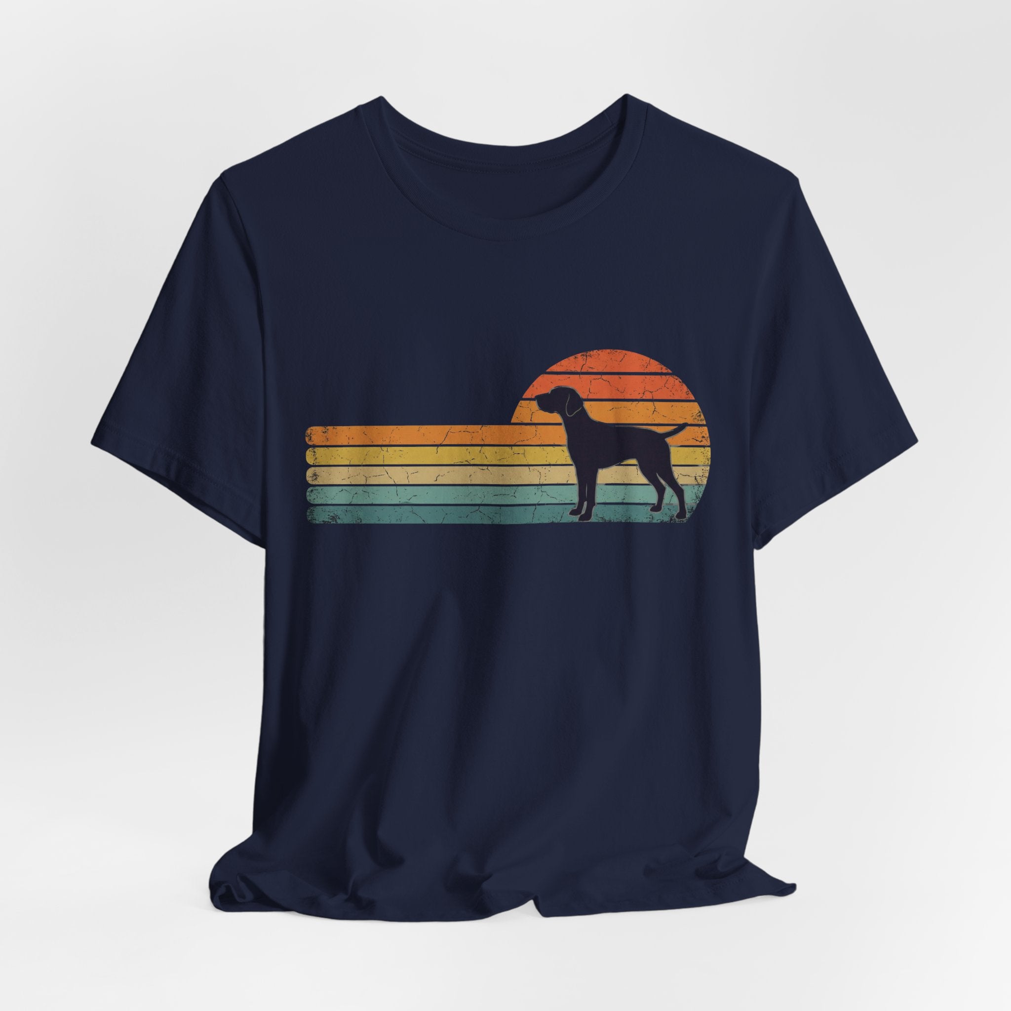 Retro Vizsla Sunset | Dog Lover Graphic Tee