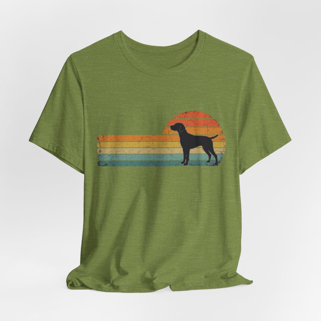 Retro Vizsla Sunset | Dog Lover Graphic Tee
