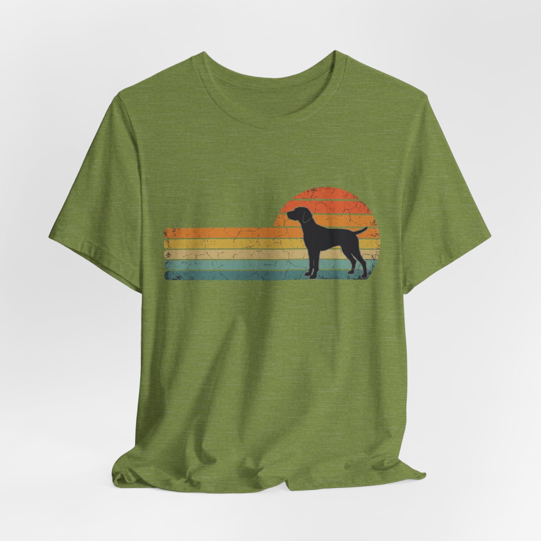 Retro Vizsla Sunset | Dog Lover Graphic Tee