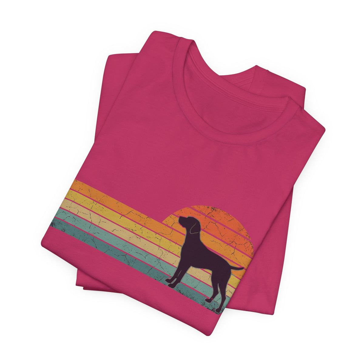 Retro Vizsla Sunset | Dog Lover Graphic Tee