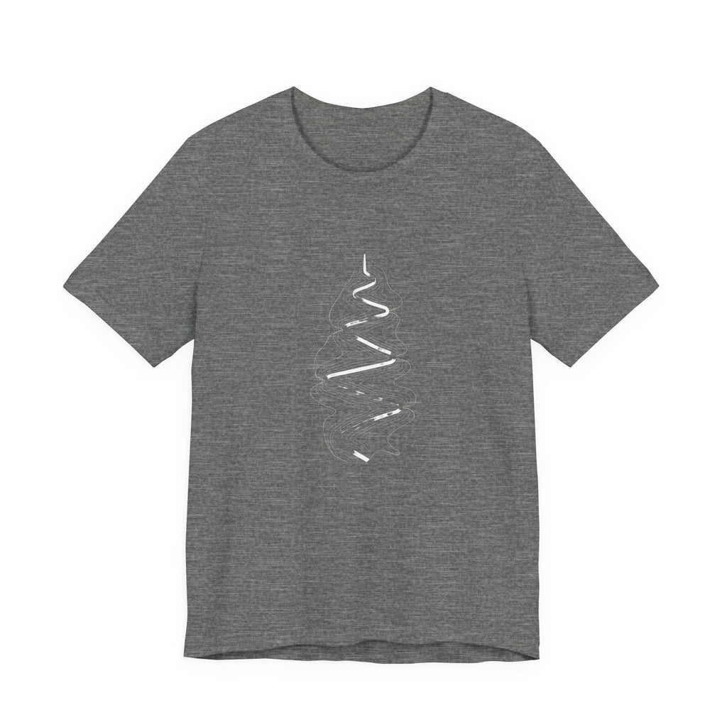Switchback Trail | Minimalist Topo Line Art Graphic Tee