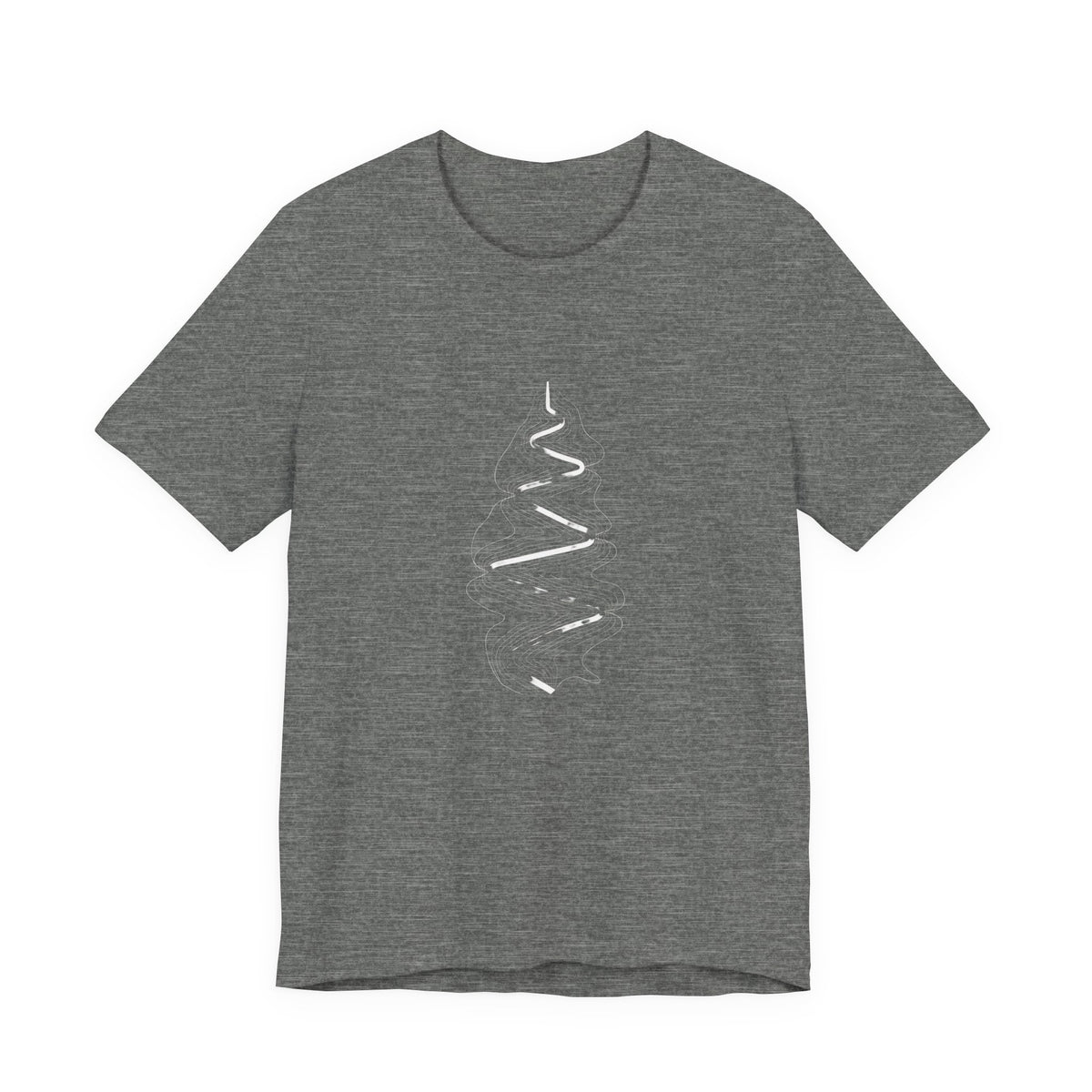 Switchback Trail | Minimalist Topo Line Art Graphic Tee