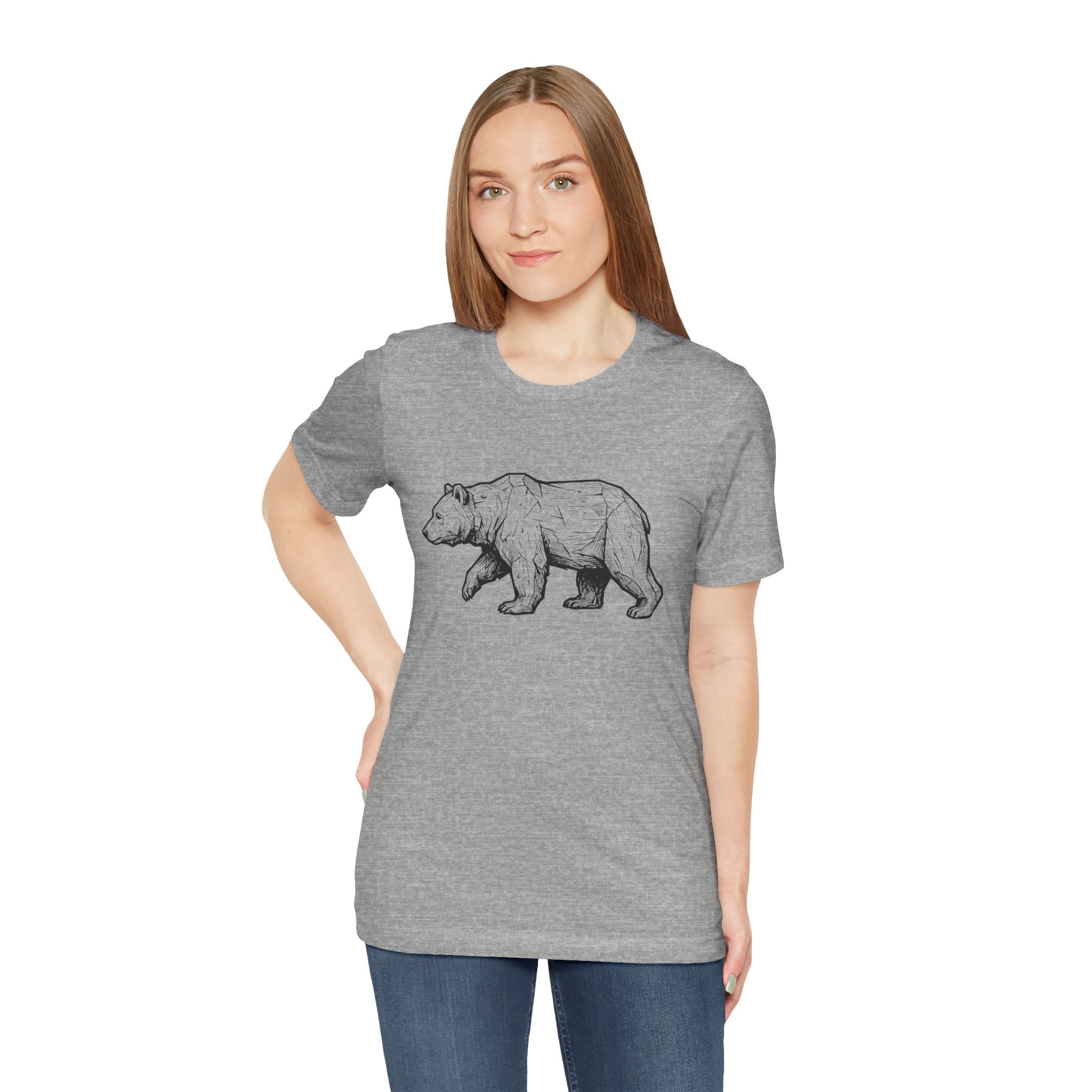 Grizzly Bear Sketch | Nature Graphic Tee