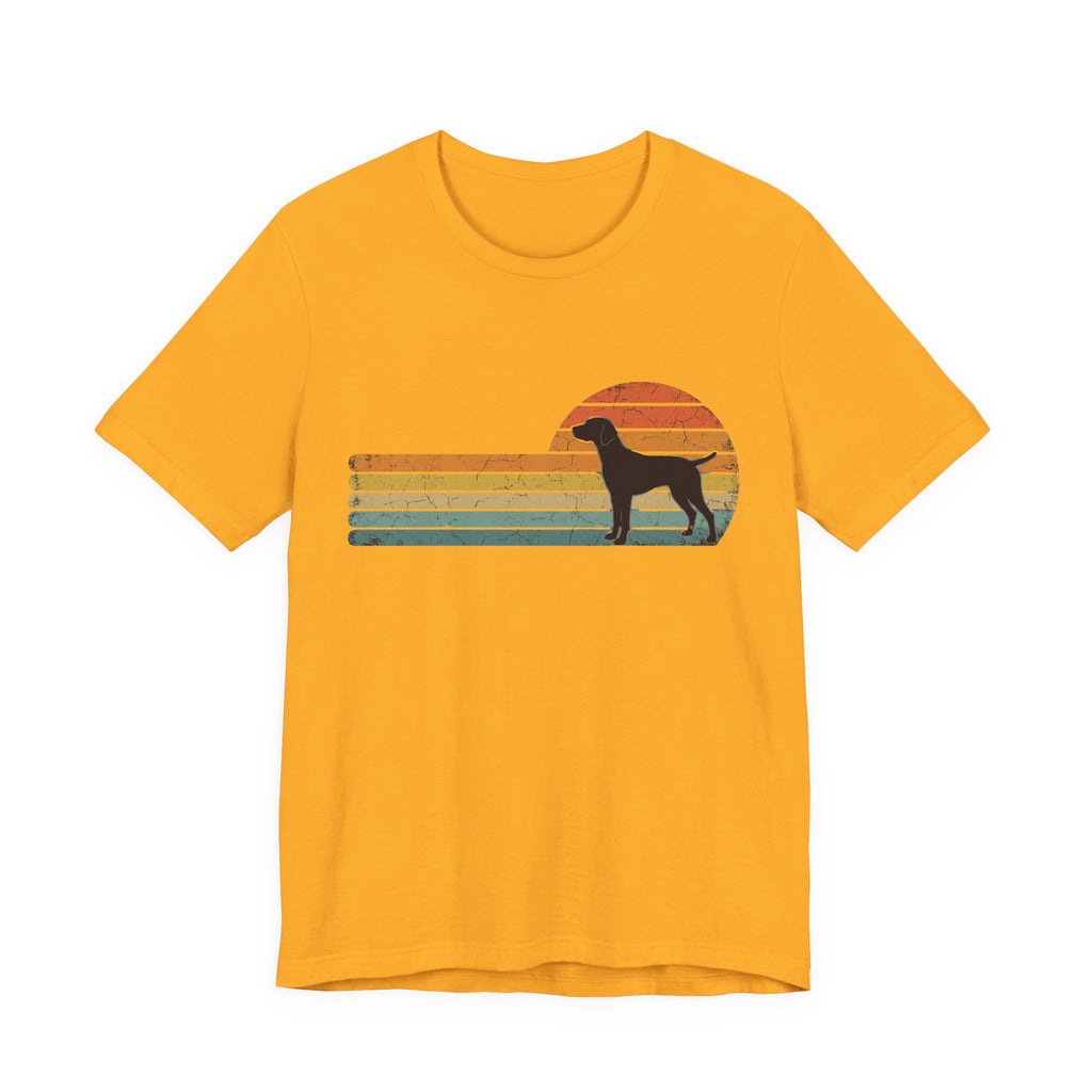 Retro Vizsla Sunset | Dog Lover Graphic Tee