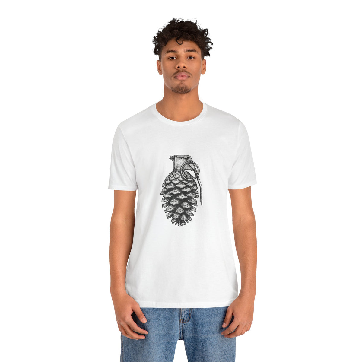 Pine Cone Grenade | Nature Graphic Tee