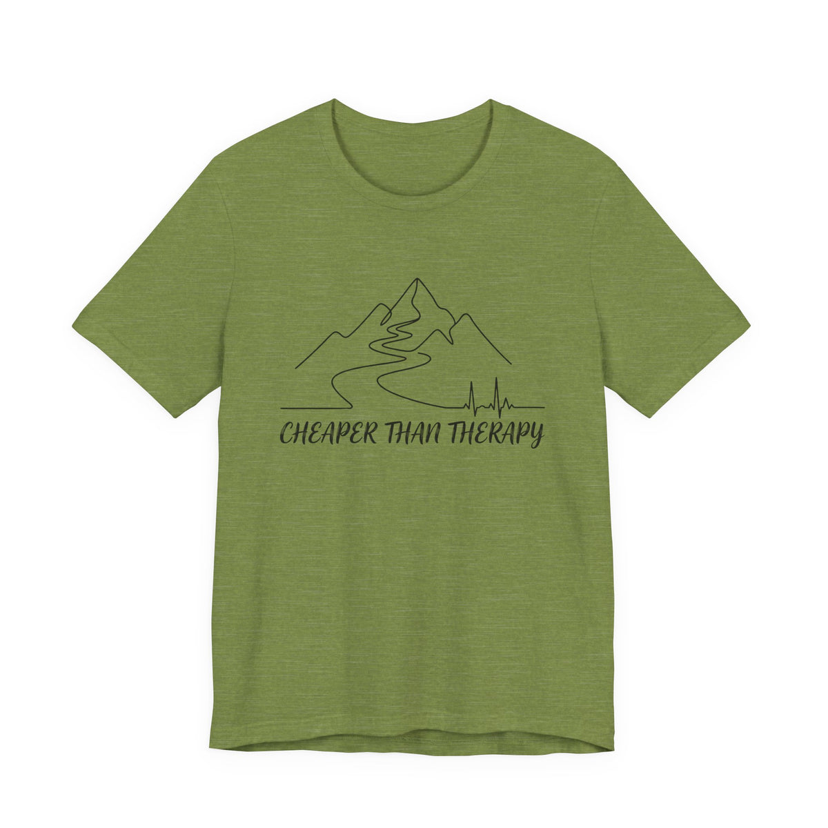 Cheaper Than Therapy | Mountain Hiking Graphic Tee