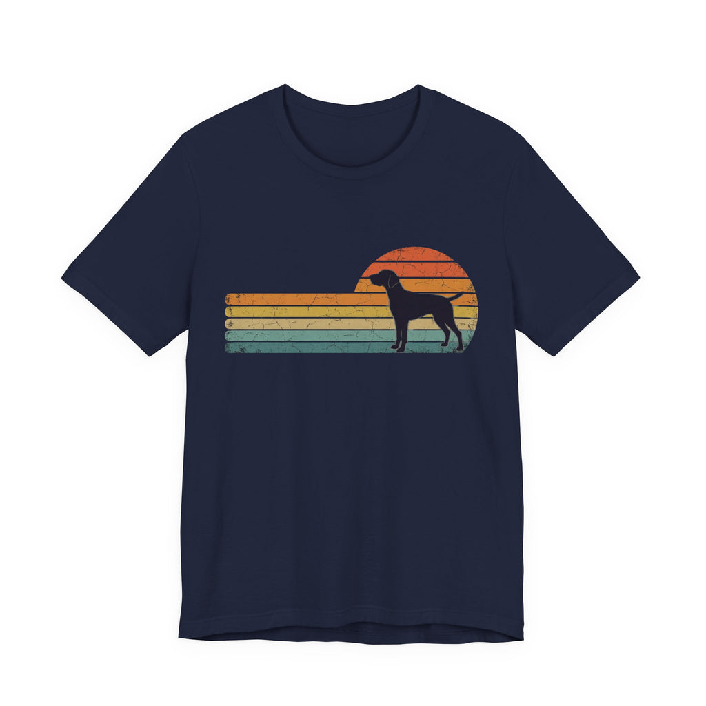 Retro Vizsla Sunset | Dog Lover Graphic Tee