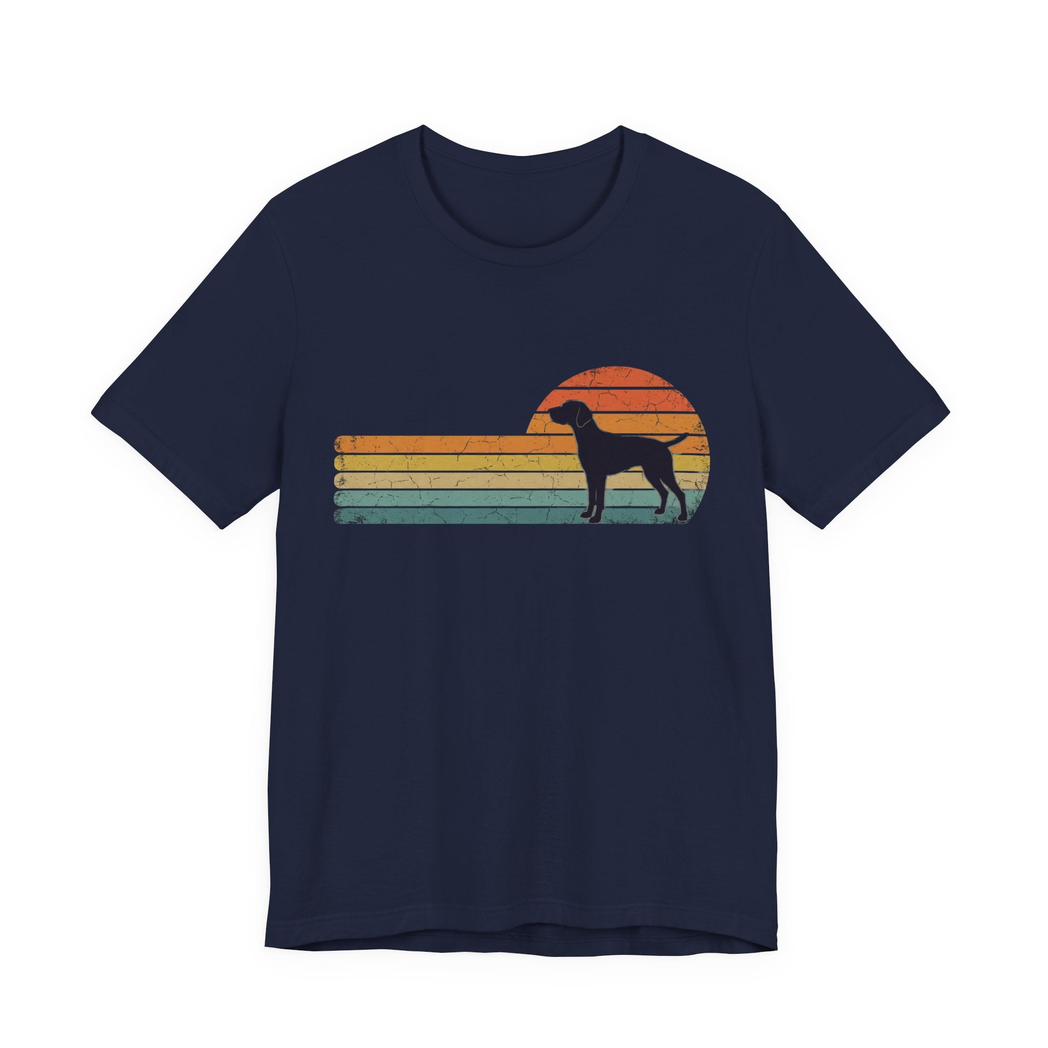 Retro Vizsla Sunset | Dog Lover Graphic Tee