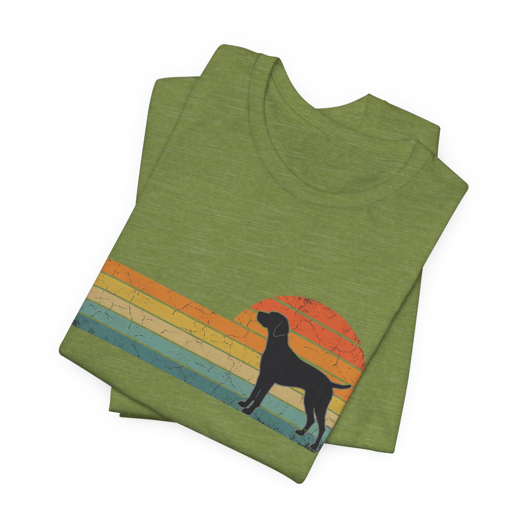 Retro Vizsla Sunset | Dog Lover Graphic Tee