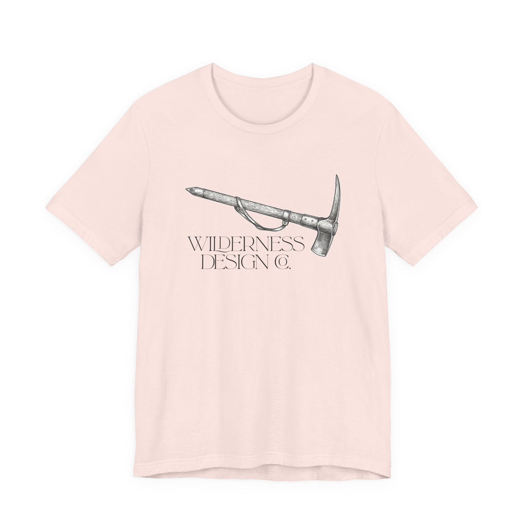 Wilderness Design Co. Ice Axe Tee — Mountain Climbing Vintage Graphic Shirt