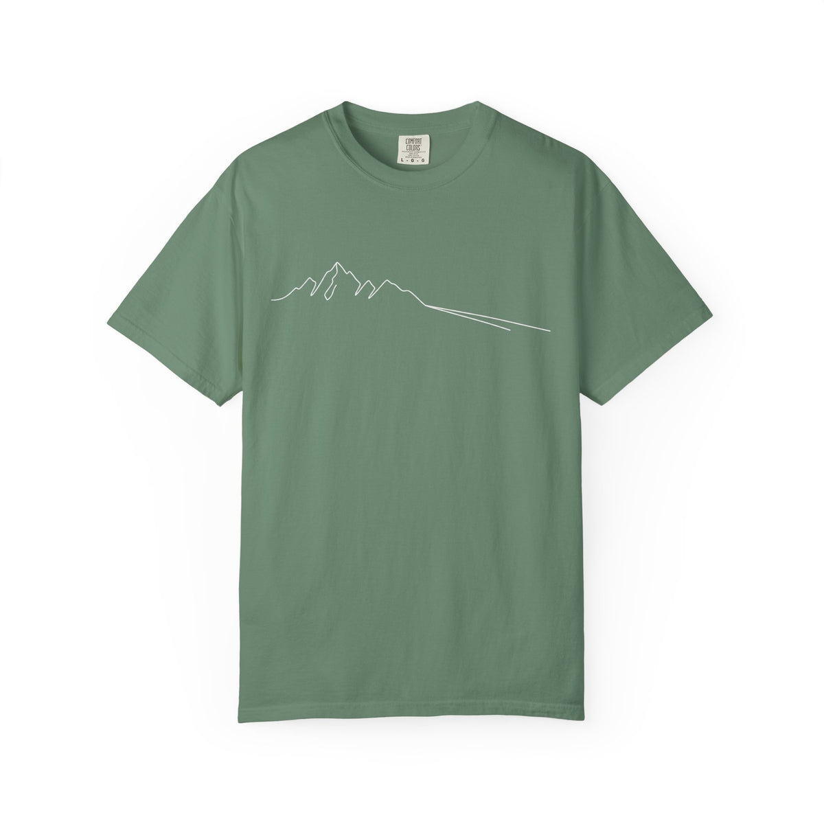 Mountain Outline T-Shirt — Minimalist Hiking Tee