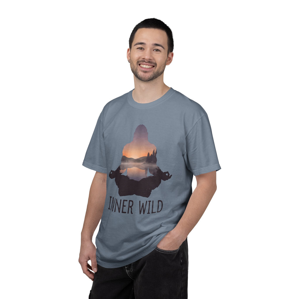 Inner Wild Meditation T-Shirt — Yoga & Nature Graphic Tee