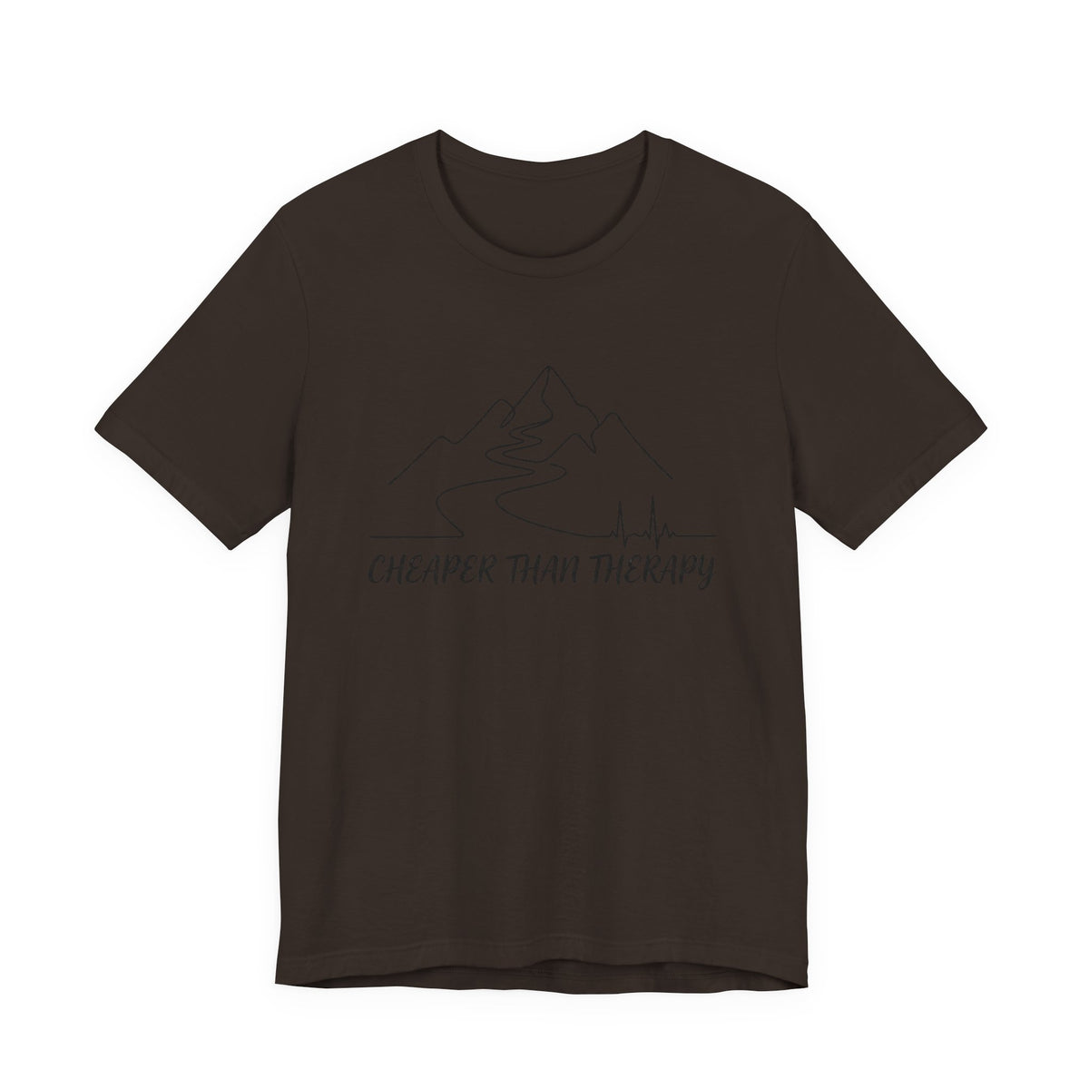 Cheaper Than Therapy | Mountain Hiking Graphic Tee