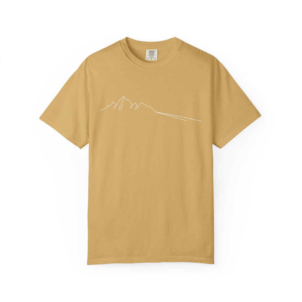Mountain Outline T-Shirt — Minimalist Hiking Tee