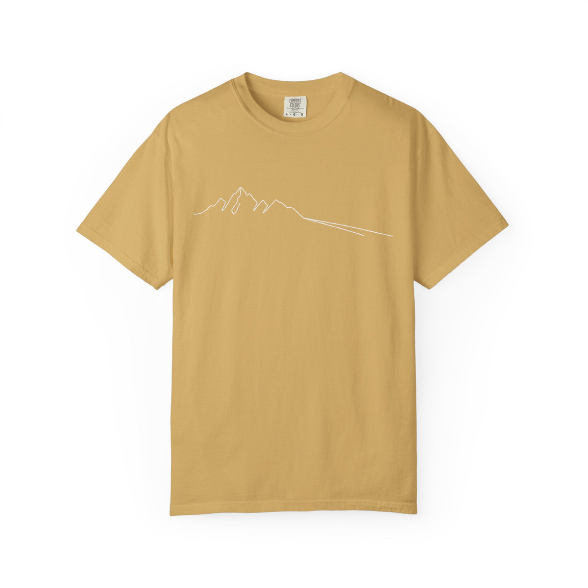 Mountain Outline T-Shirt — Minimalist Hiking Tee