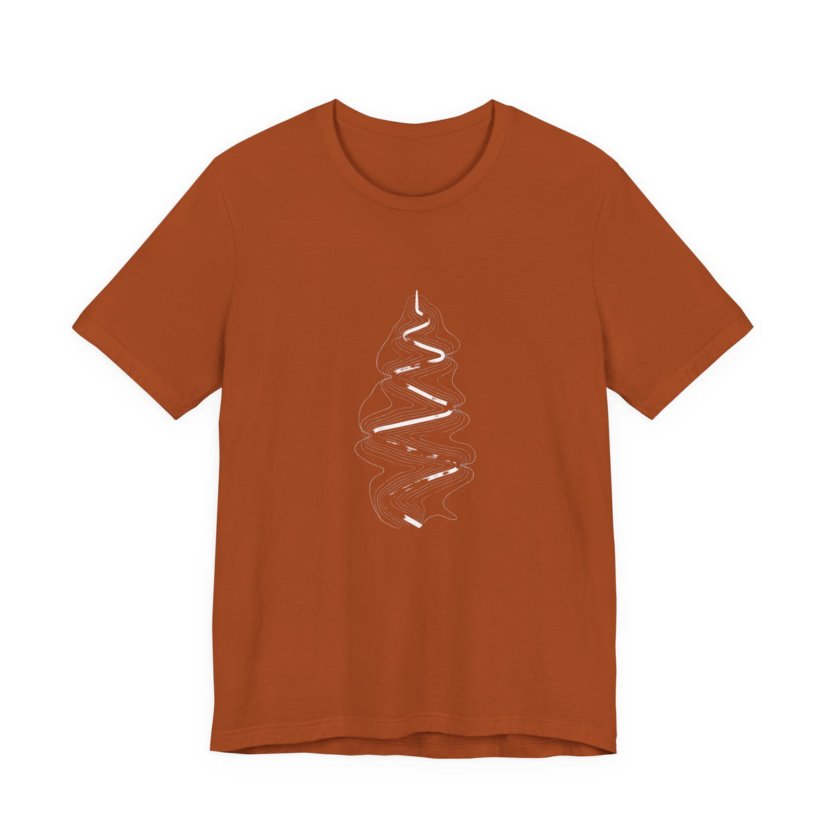 Switchback Trail | Minimalist Topo Line Art Graphic Tee