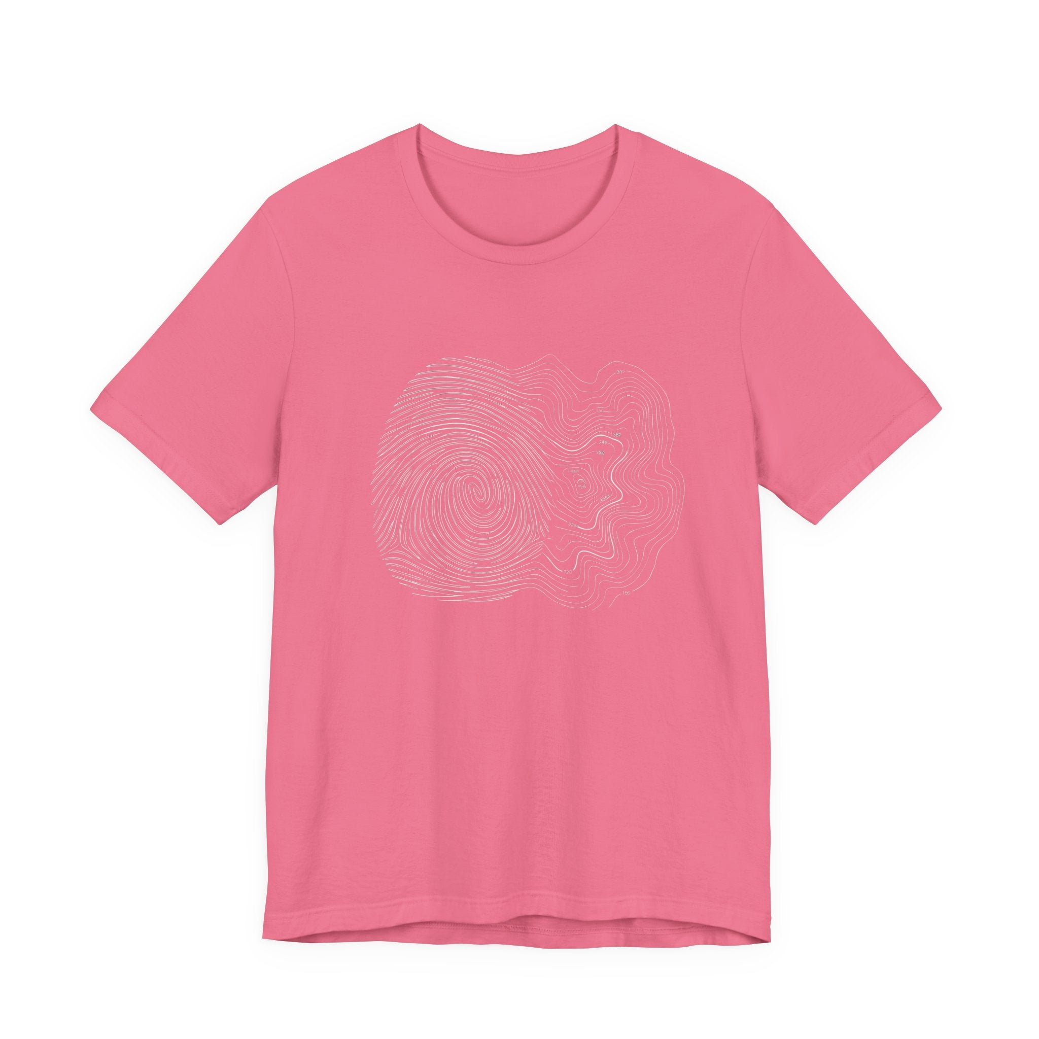 Topographic Map Art | Nature Graphic Tee