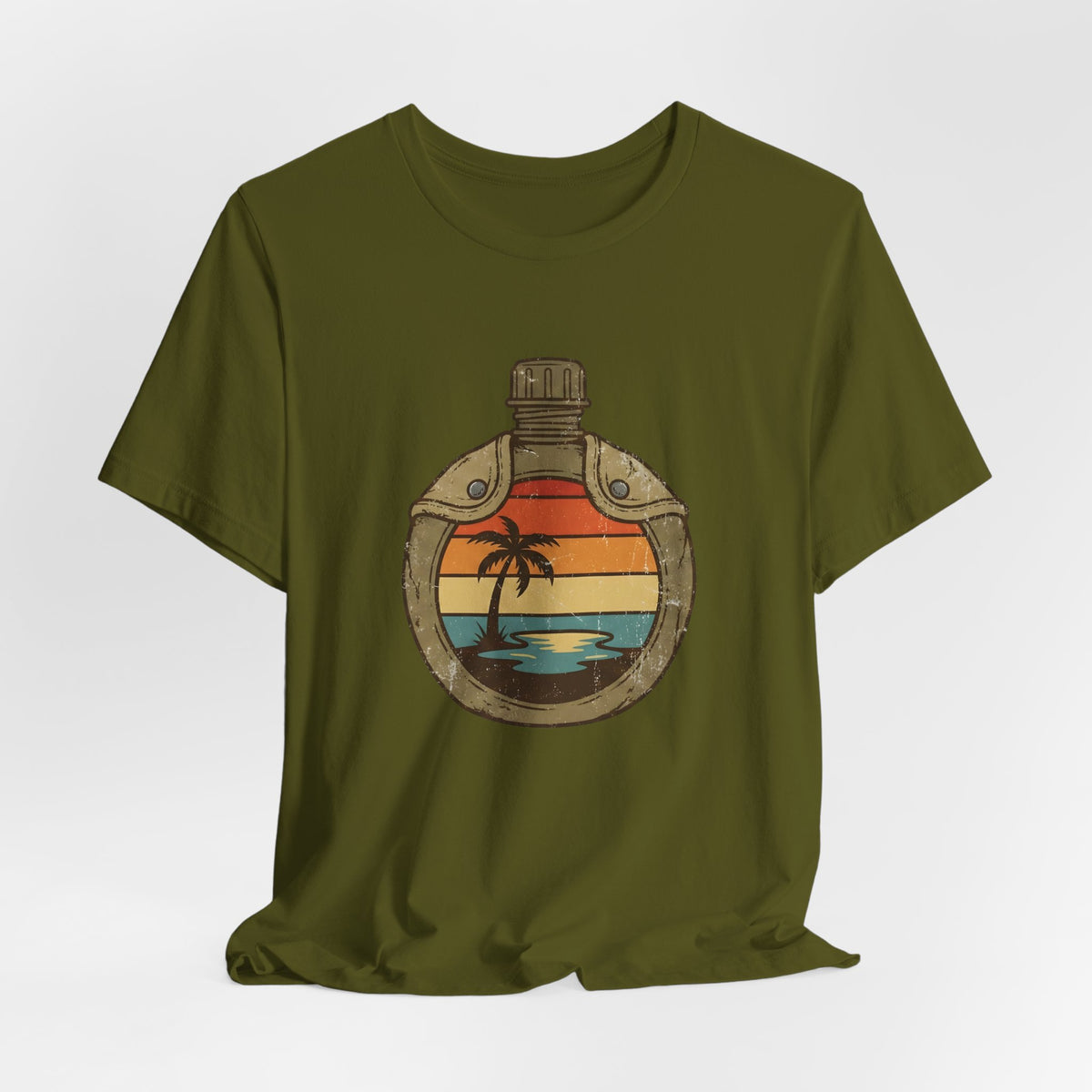 Tropical Island Canteen | Vintage Adventure Graphic Tee