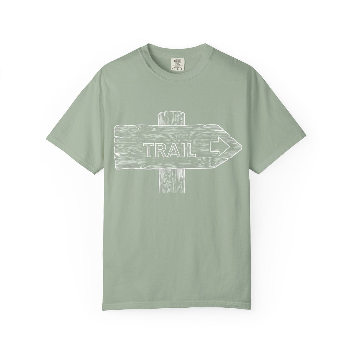 Trail Sign T-Shirt — Outdoor Hiking Direction Shirt