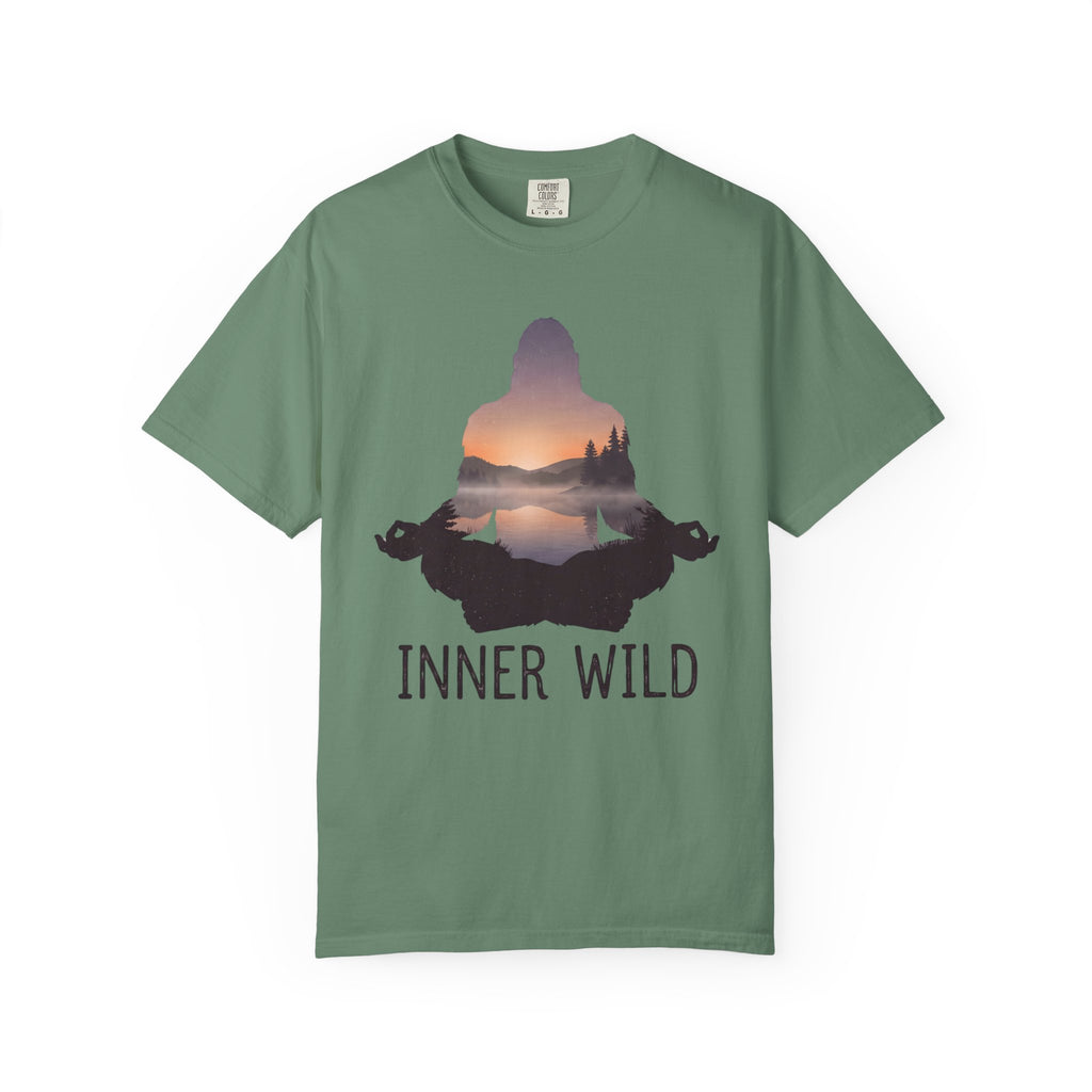 Inner Wild Meditation T-Shirt — Yoga & Nature Graphic Tee