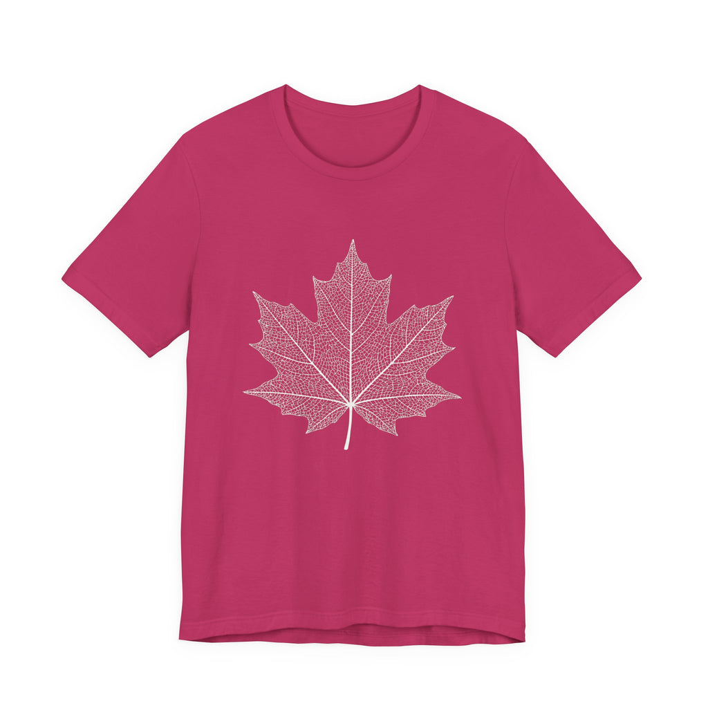 Maple Leaf Line Art | Nature Graphic Tee