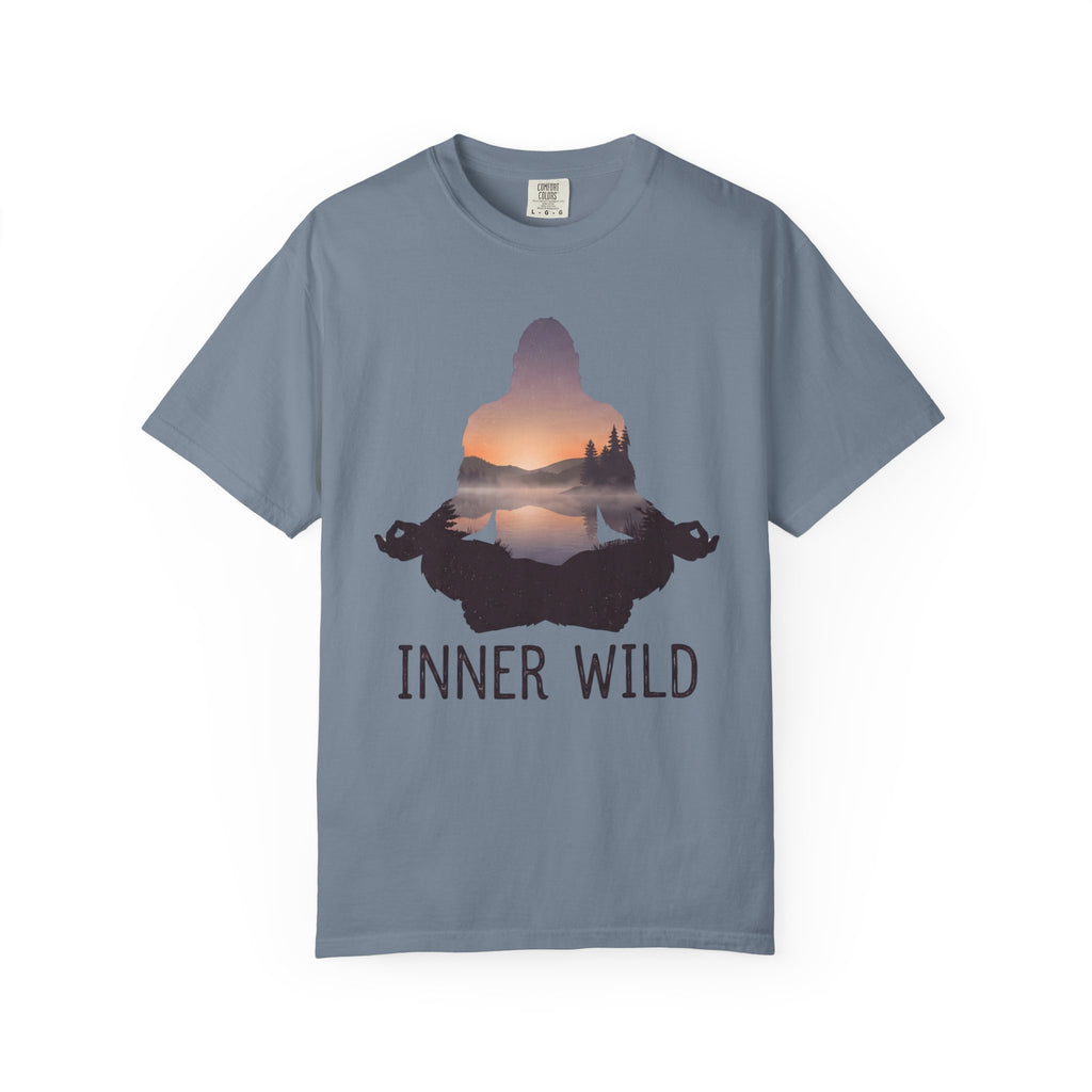 Inner Wild Meditation T-Shirt — Yoga & Nature Graphic Tee